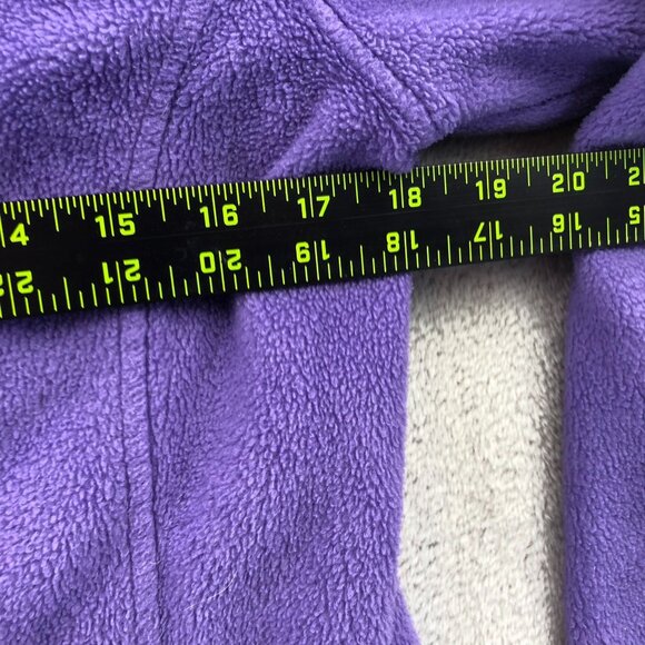 Columbia Women Fleece Jacket Size XL Full Zip Staand Collar Outdoors Purple Cozy - Picture 5 of 12